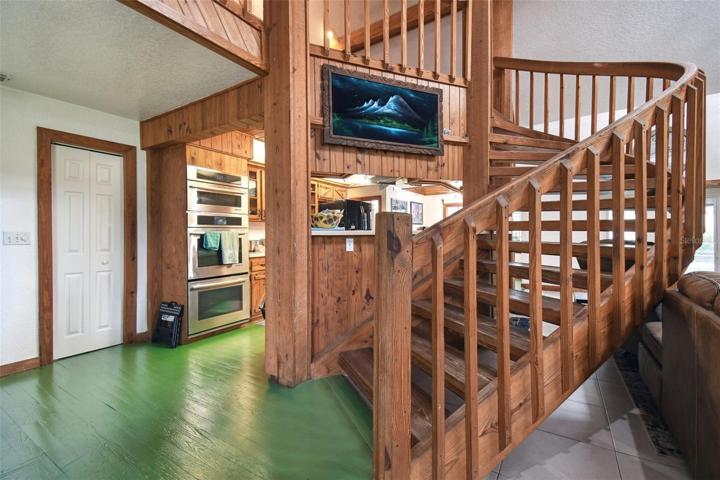 Stairs to loft