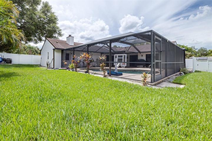 plenty of room for the kids and the dog to roam in the backyard
