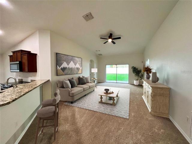 Living Room Virtually Staged