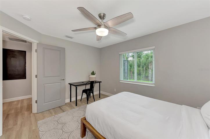 3rd view of the 2nd guest bedroom.