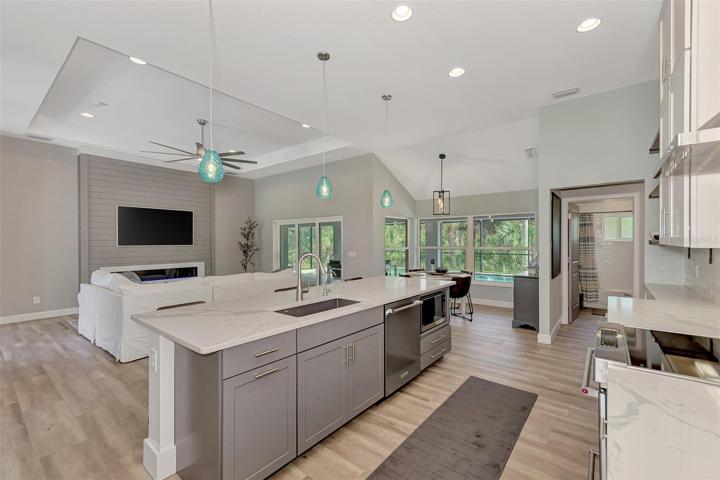 View of the open plan overlooking the picture TV.