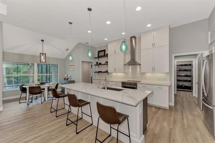 This breakfast bar will fit the entire family!
