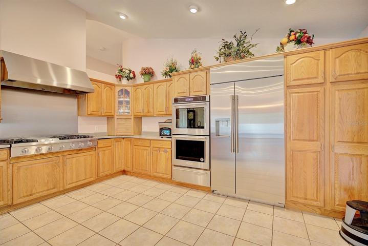 Kitchen with commercial grade appliances