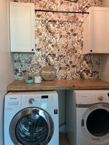 First floor laundry