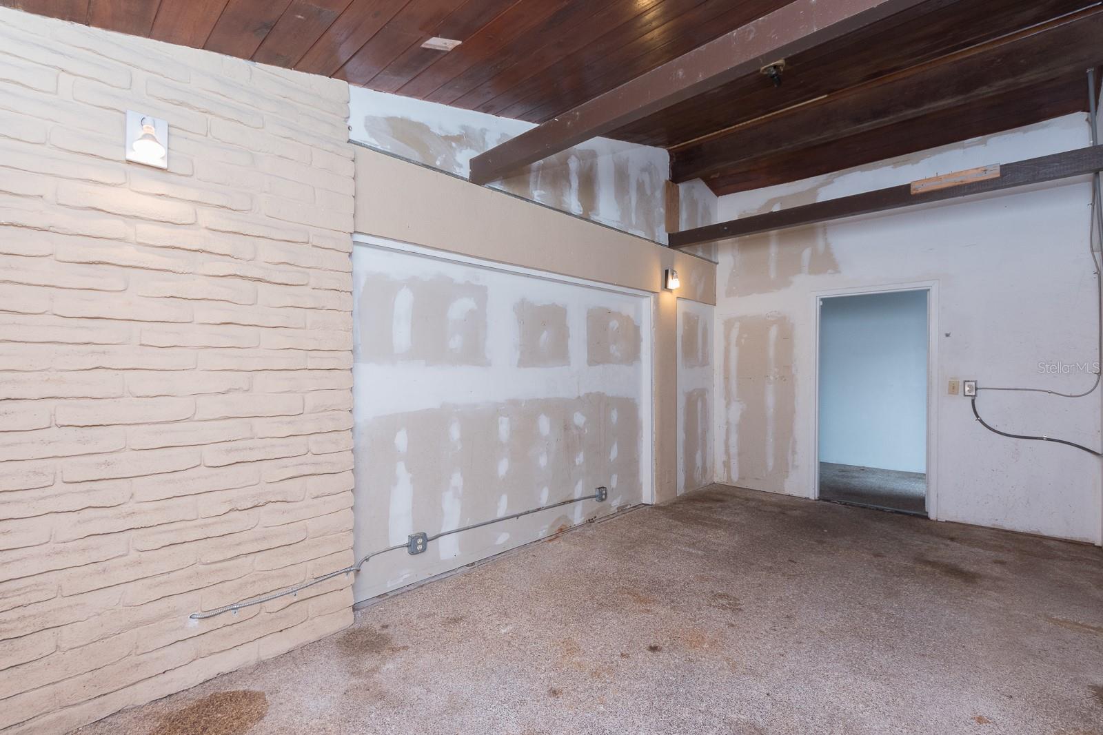 Rear storage- est 392 sq ft