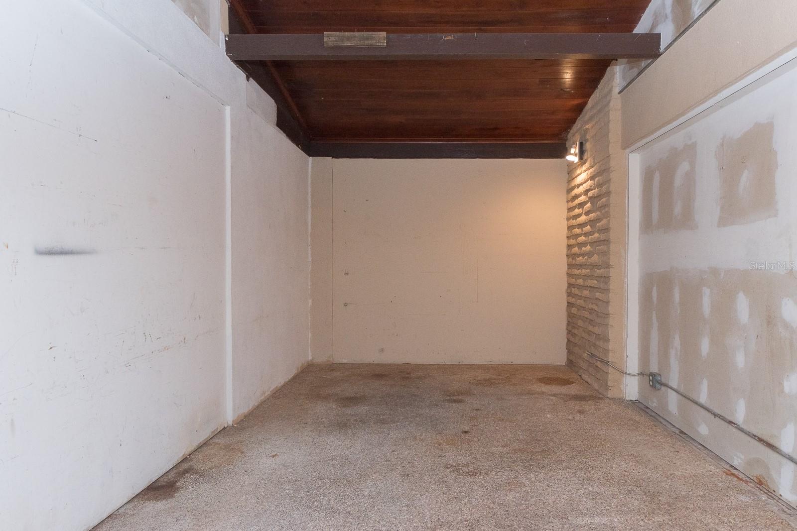 Rear storage- est 392 sq ft