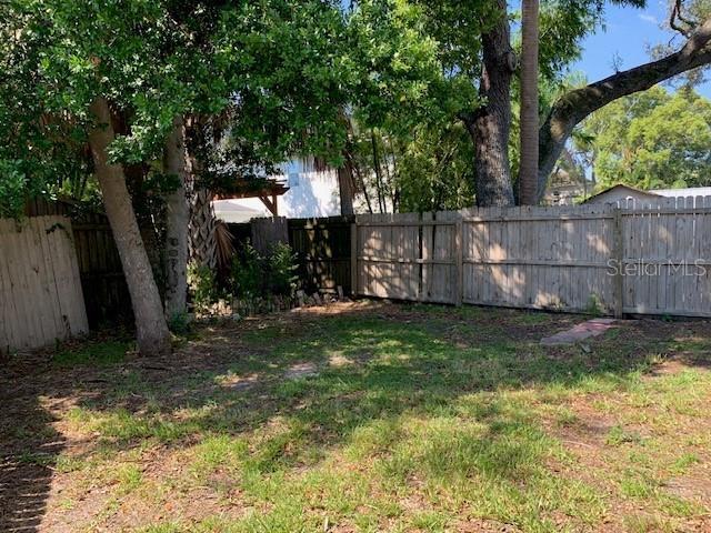 Private fenced in backyard. Seperate gate
