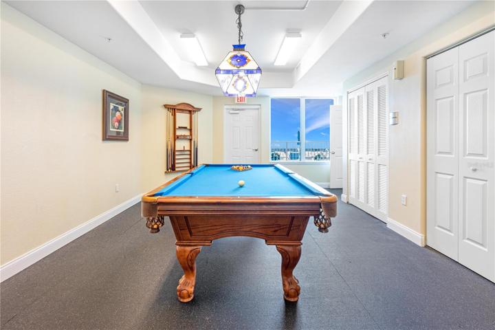 Billiard room