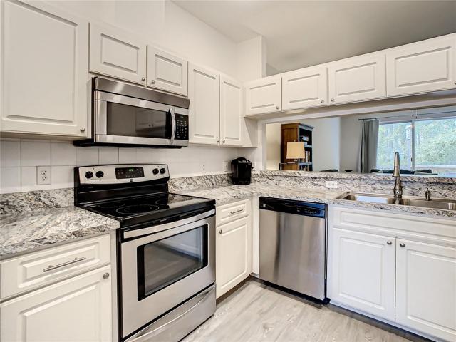 View while standing in kitchen