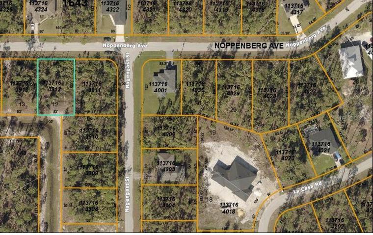 One lot from corner of Nagengast St. and Noppenberg Ave.