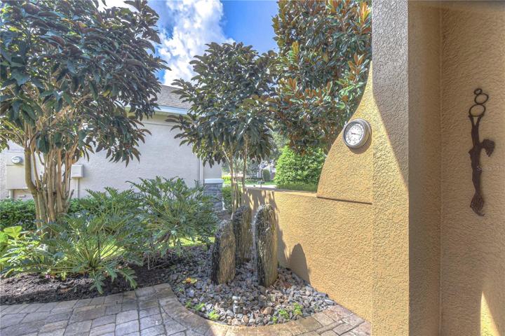 Tranquil water feature on front porch!