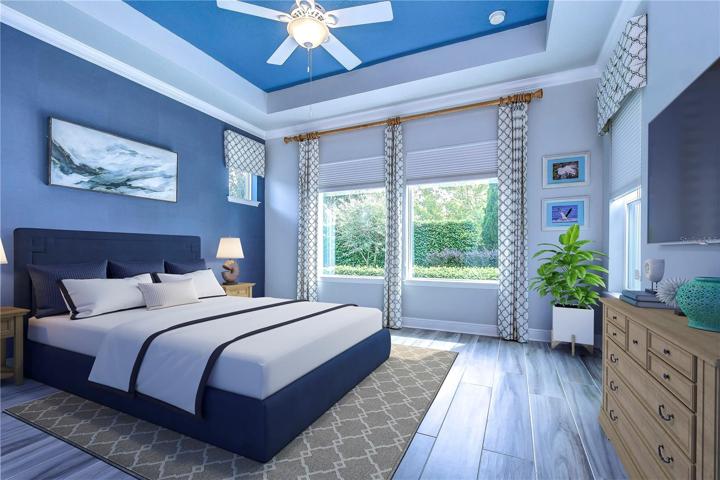 The primary suite is a serene sanctuary!