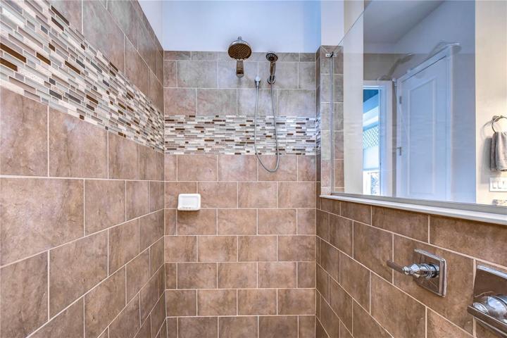 Expansive walk-in shower!