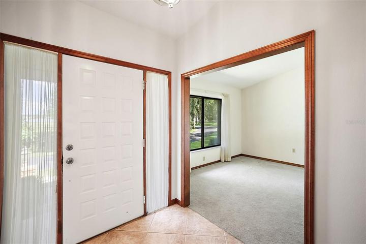 Formal living room entrance