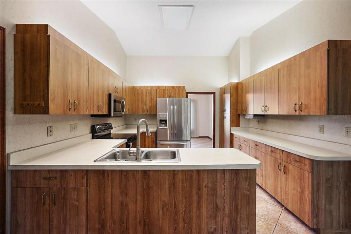 Loads of cabinets and counterspace!