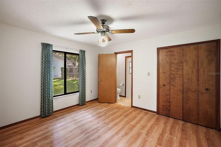 Bedroom 2 has its own en-suite. Bath 3 shares a door with the outside!