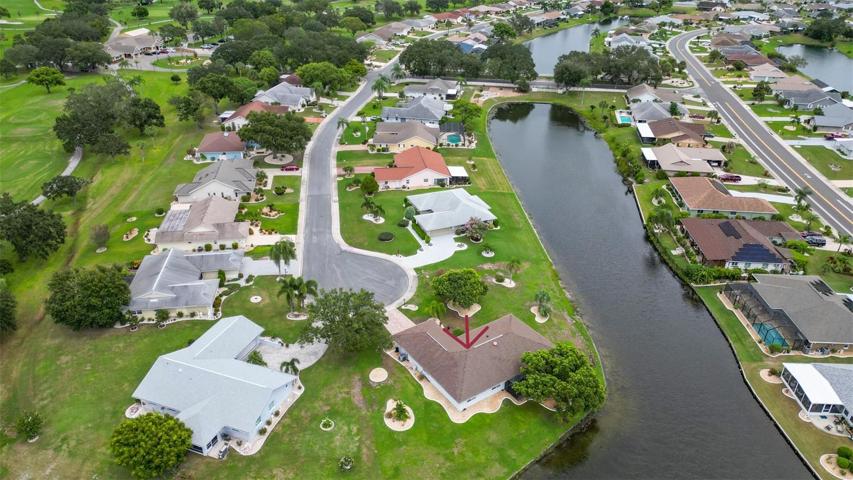 Aerial Cul de Sac View