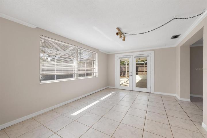 A bonus room that could make for a great home office
