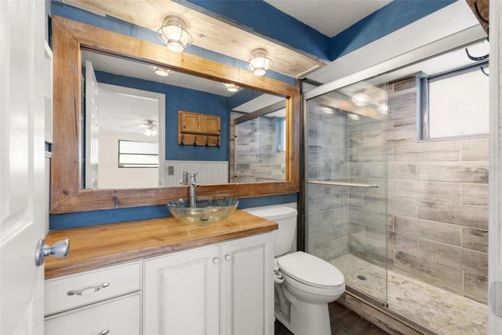 Updated master bathroom