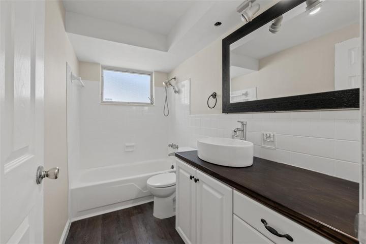 Updated guest bathroom