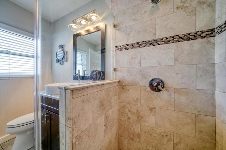Master bathroom with walk in shower.