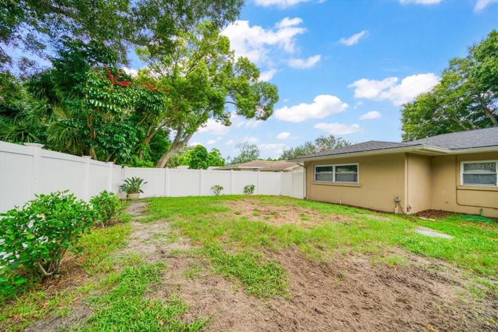 Spacious fenced in yard.