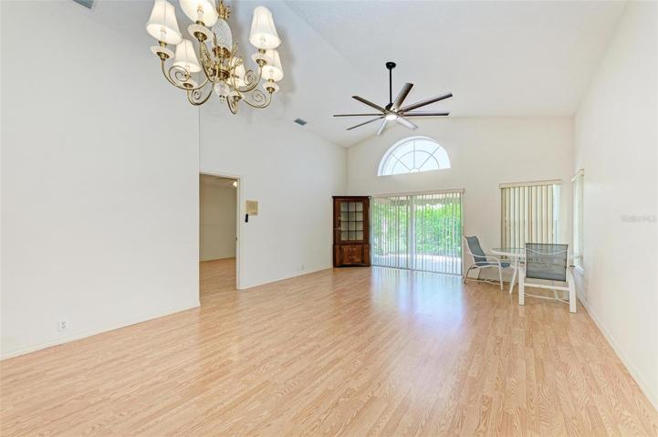 Living Room opens to large Florida Room