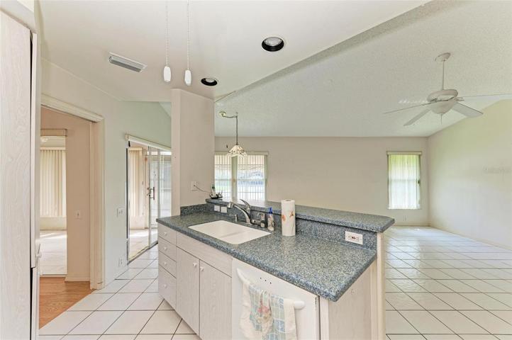 Kitchen opens to Dining Room/Family Room