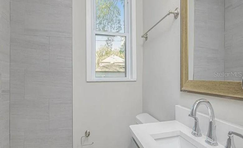 One of two Bathrooms