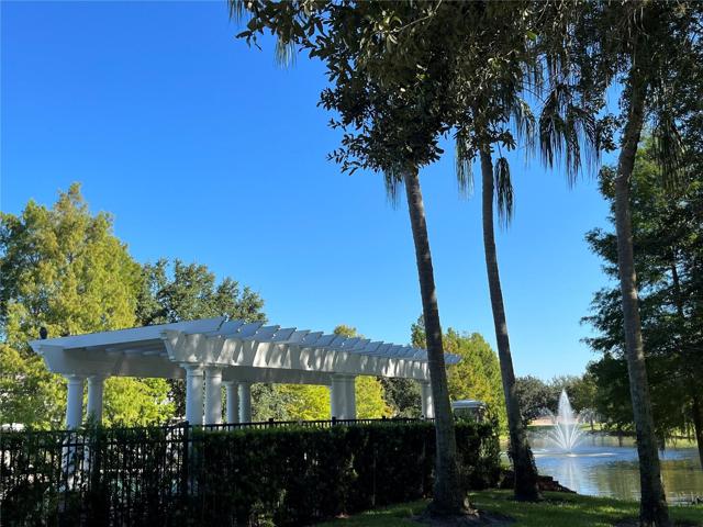community pool area