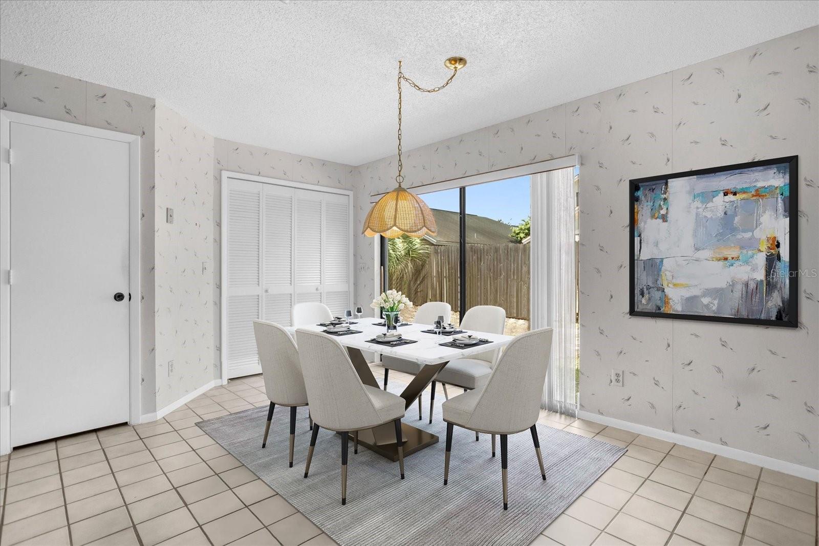 kitchen nook area