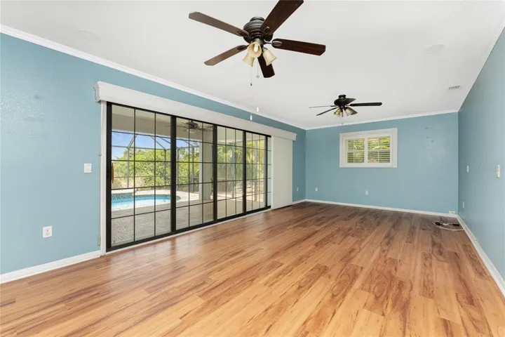 Florida Room w/sliders to lanai -Pool - Dock