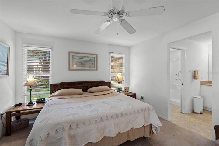 Generously Sized Master Bedroom with walk in Closet