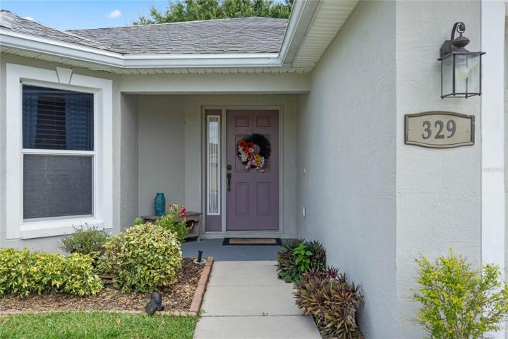 Covered Front Entrance