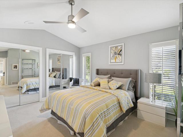 Bedroom #2 with plantation shutters