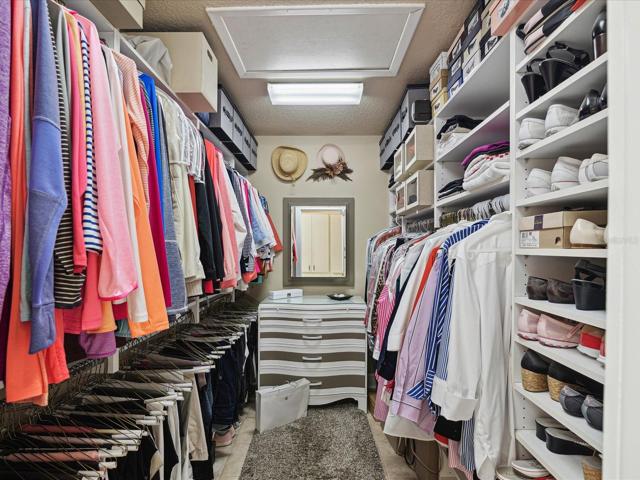 Owner's walk in closet