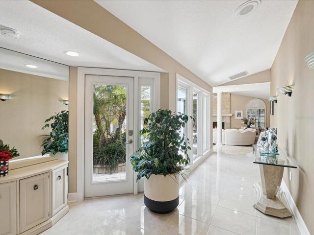 Beautiful entry way leading to the atrium and Great Room