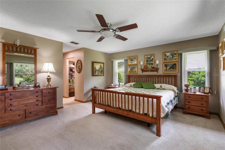 Master Bedroom with Dual Walk-in Closets