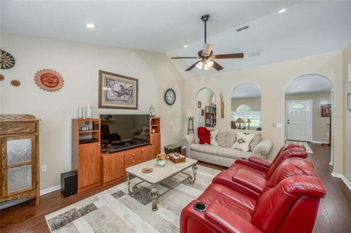 Family room from breakfast nook