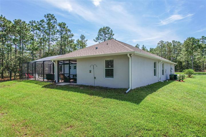 Rear of home