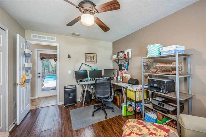 Bedroom 3, directly across from door to lanai