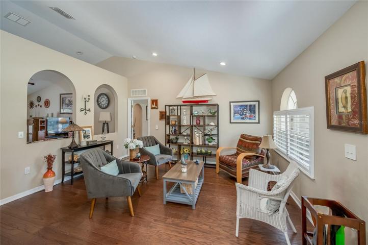 Living room from front entry