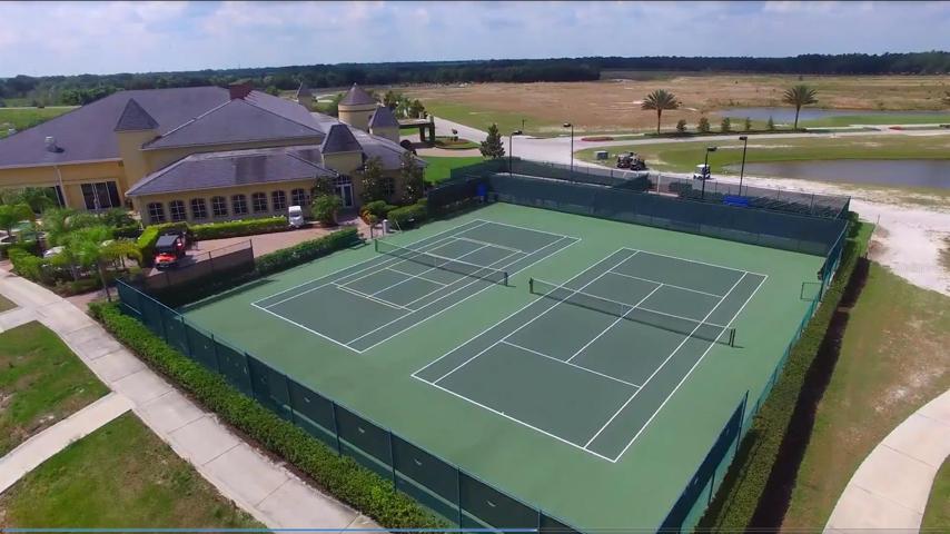 Tennis Courts at Health and Fitness Center