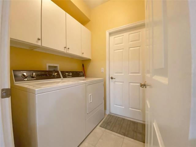 Cabinets. Washer/Dryer convey