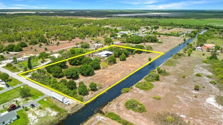 property line extends halfway across canal