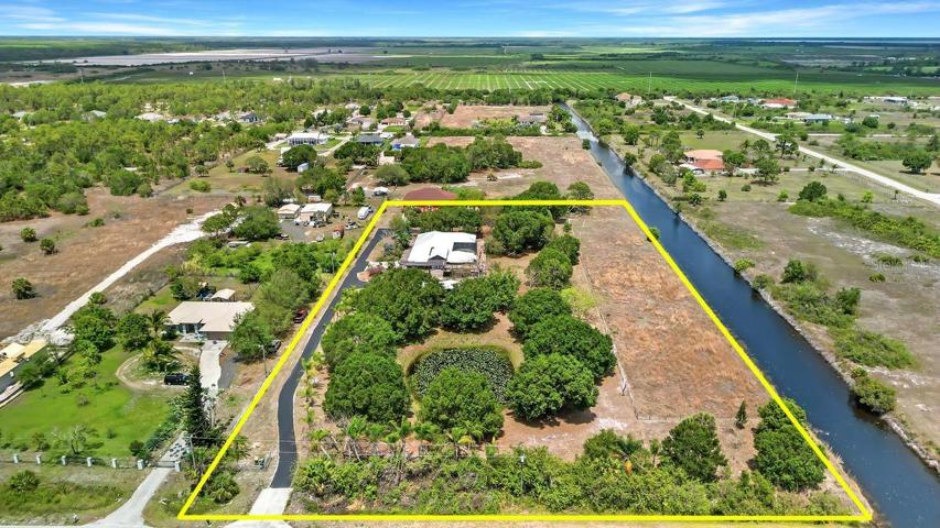 property line extends halfway across canal