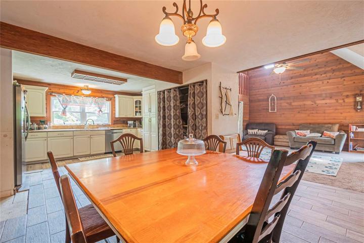 DINING ROOM/KITCHEN and FAMILY ROOM
