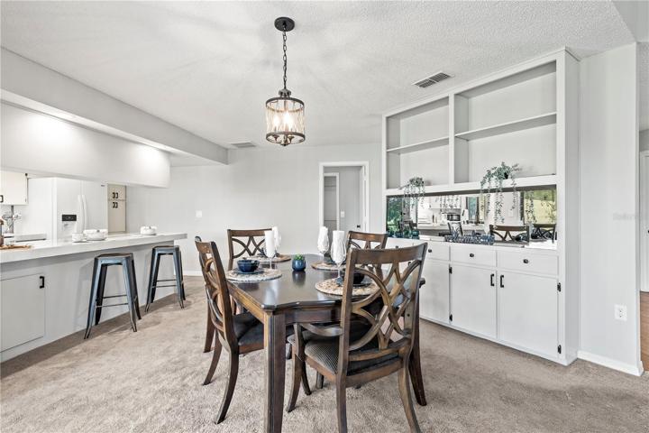 Dining Room large enough for a huge table
