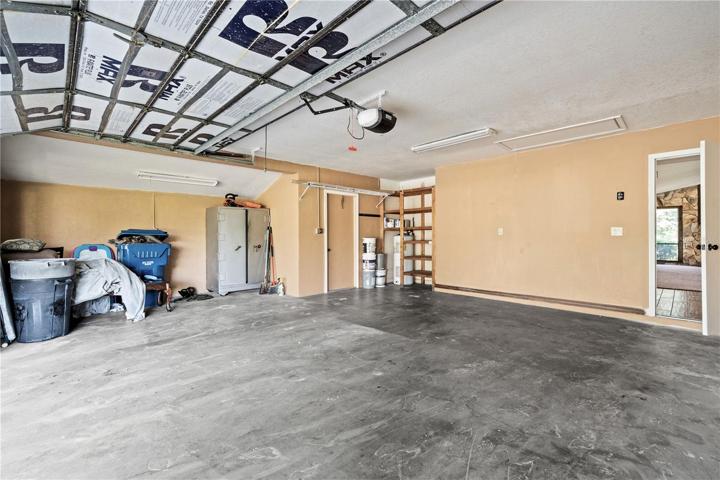 Lots of storage even with 2 cars on the garage