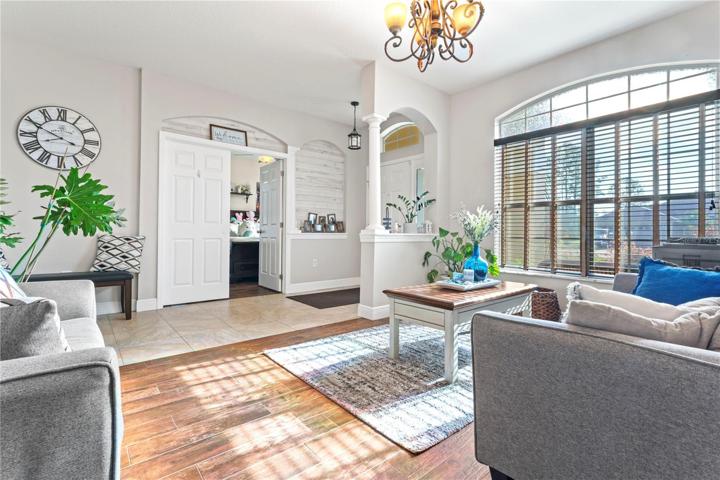 Front Living room with loads of natural Florida light